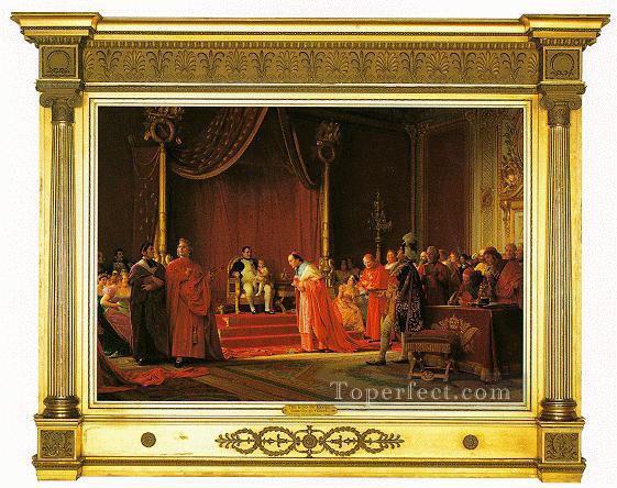 Napoleon and Son academic painter Jehan Georges Vibert Oil Paintings